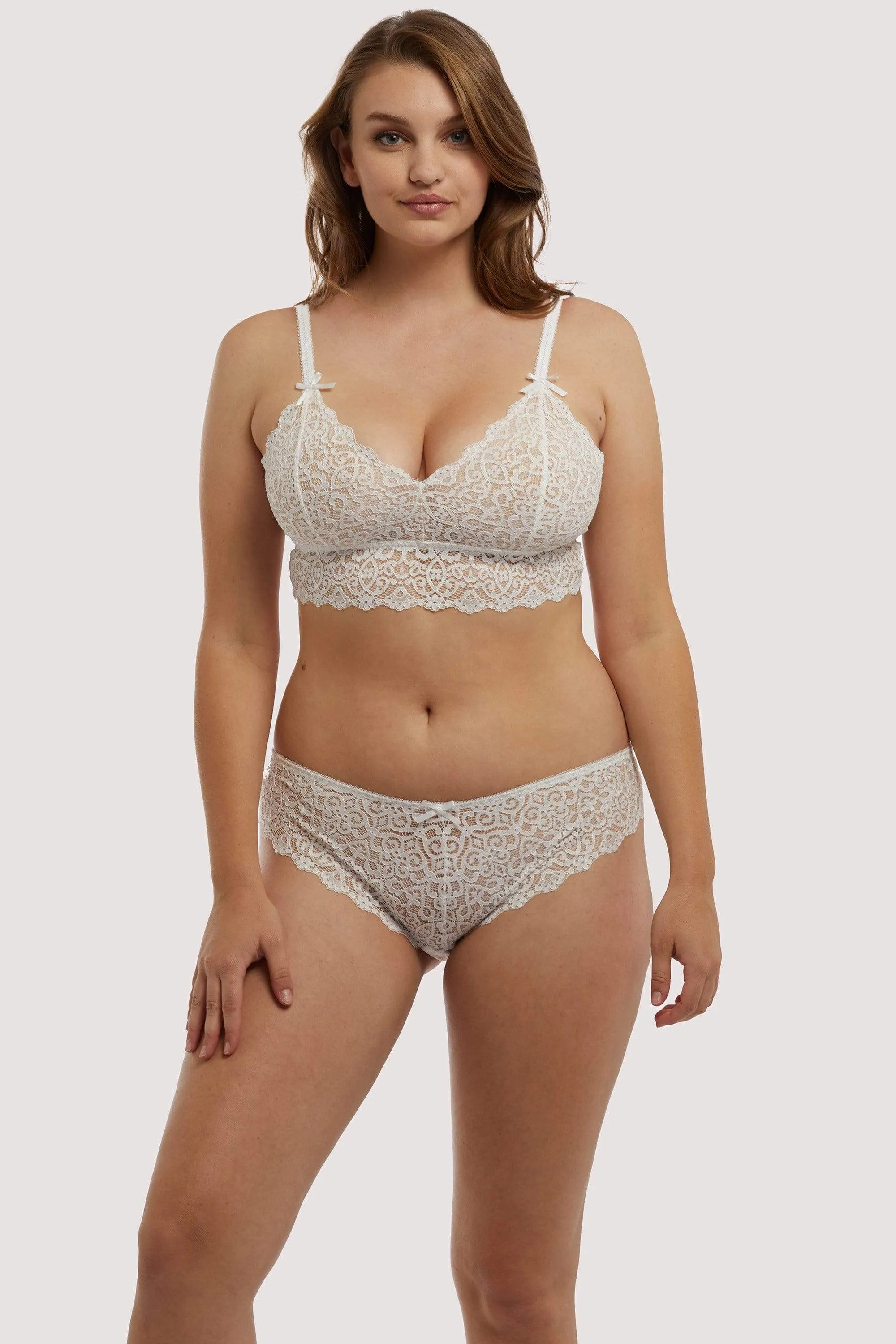 Ariana Ivory Everyday Lace Brief