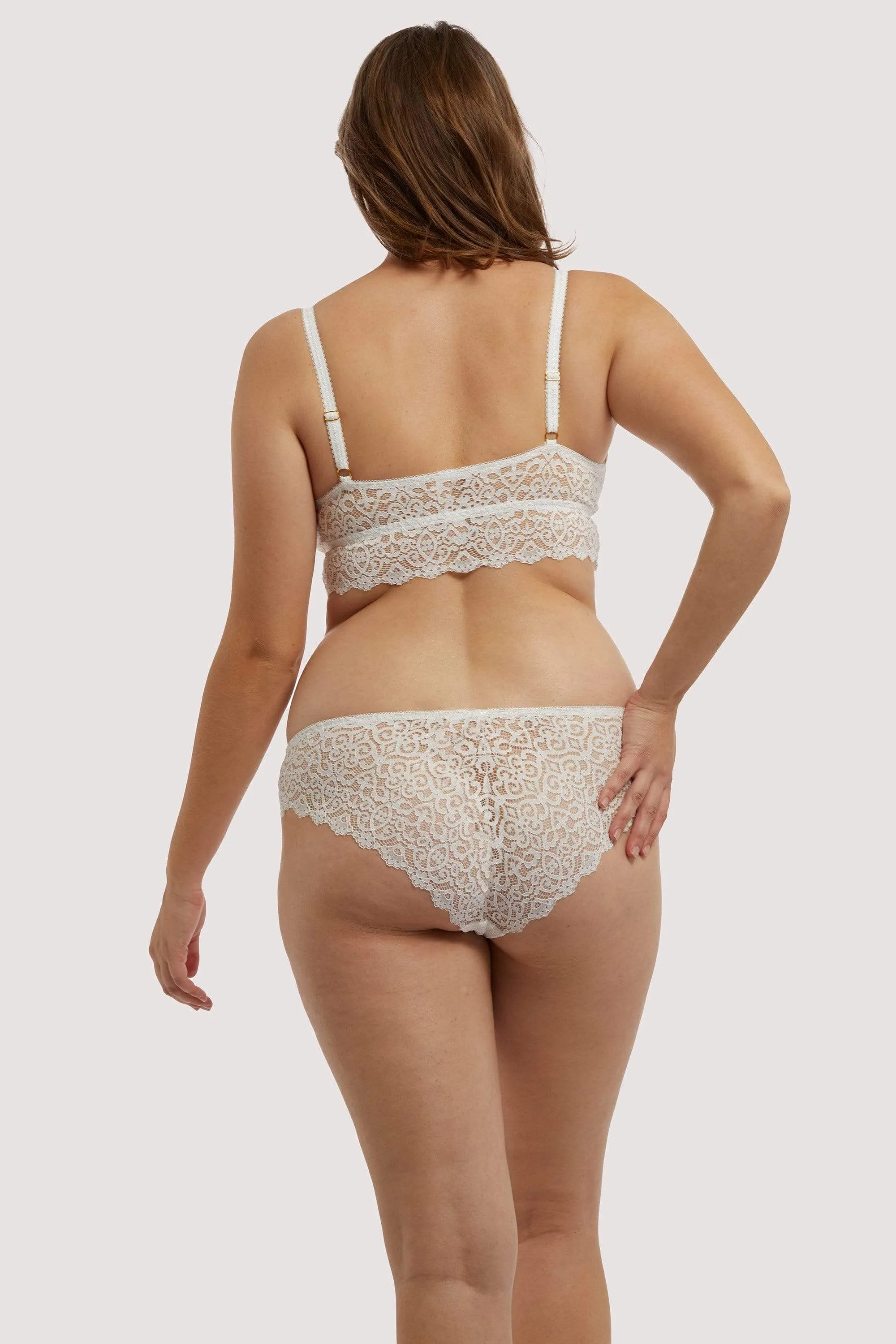 Ariana Ivory Everyday Lace Brief