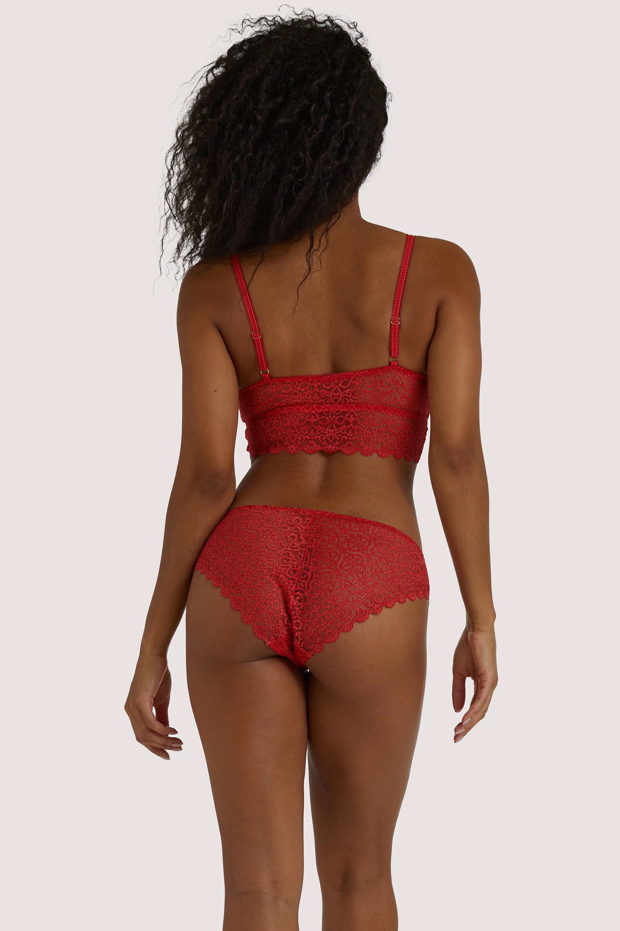 Ariana Red Everyday Lace Brief