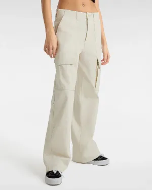 Arroyo Wide Cargo Trousers in Turtledove