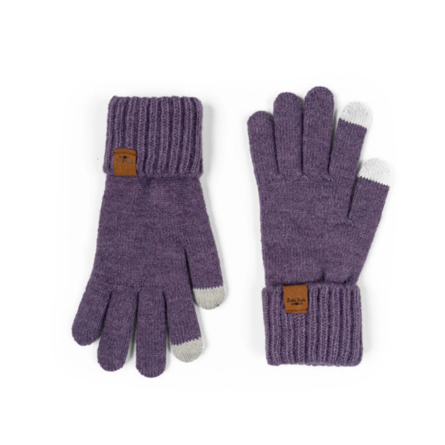 Britt's Knits Purple Mainstay Gloves