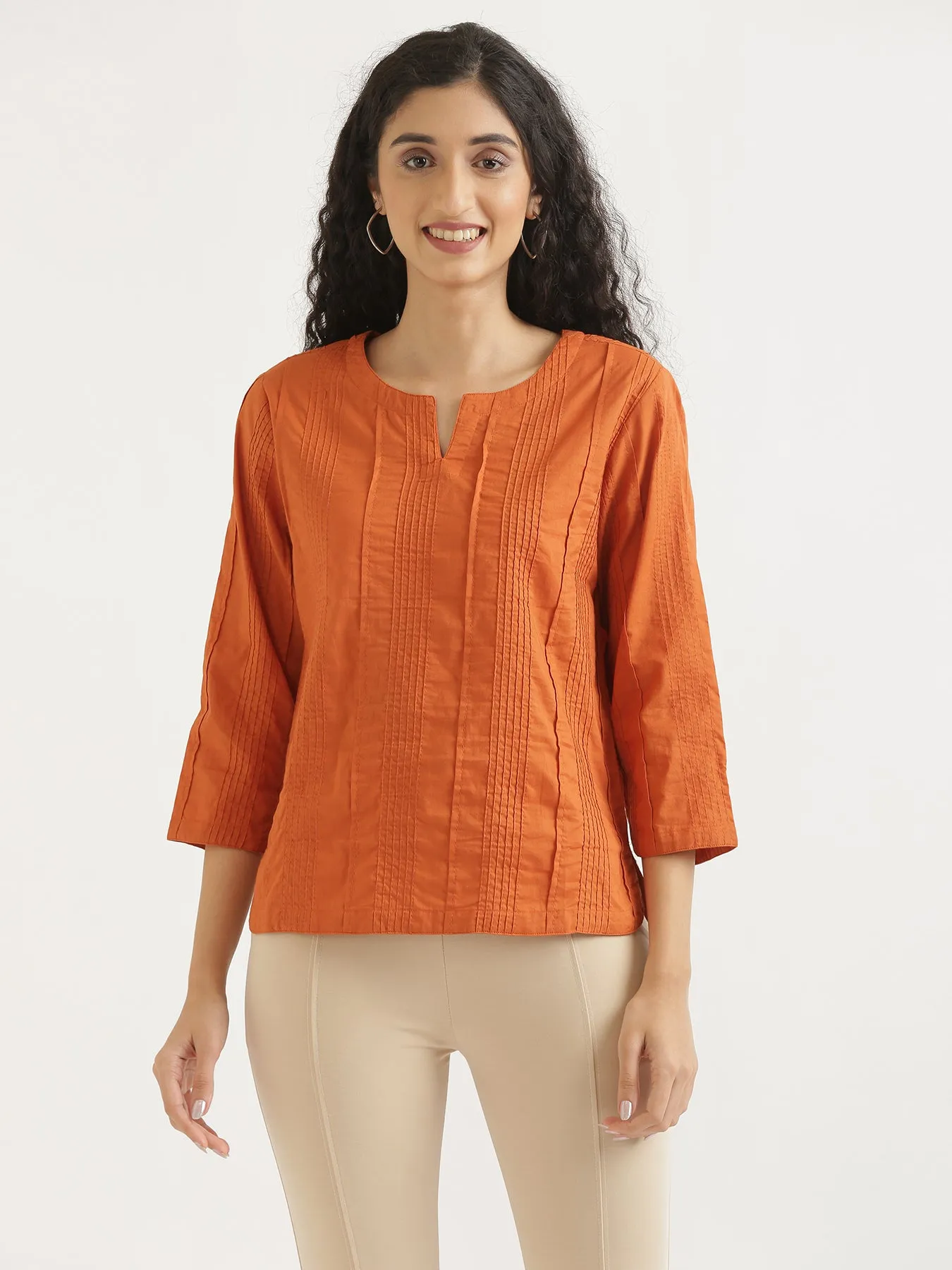 Cinnamon Everyday Cotton Top