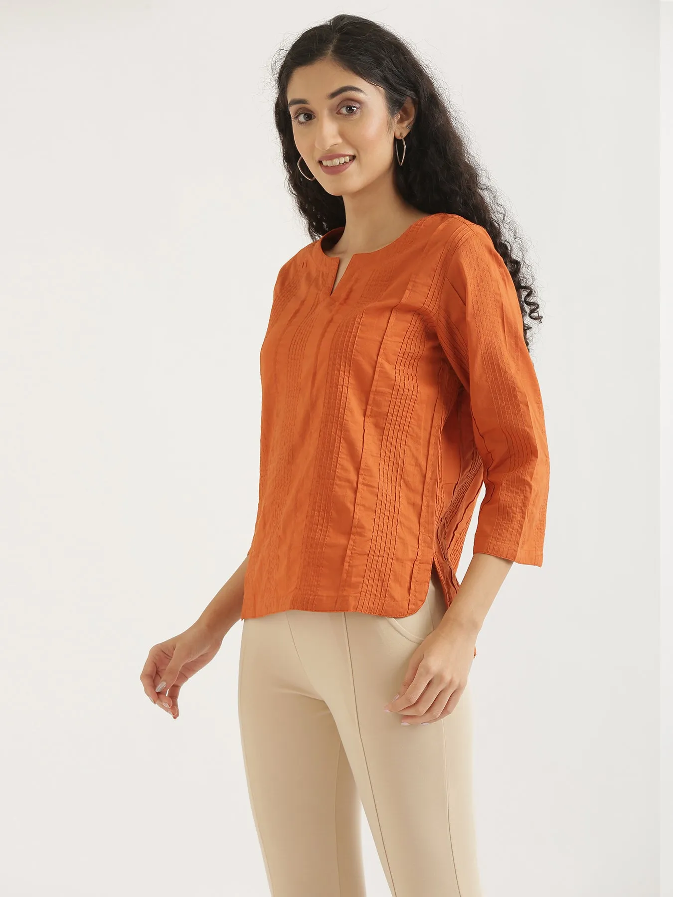 Cinnamon Everyday Cotton Top