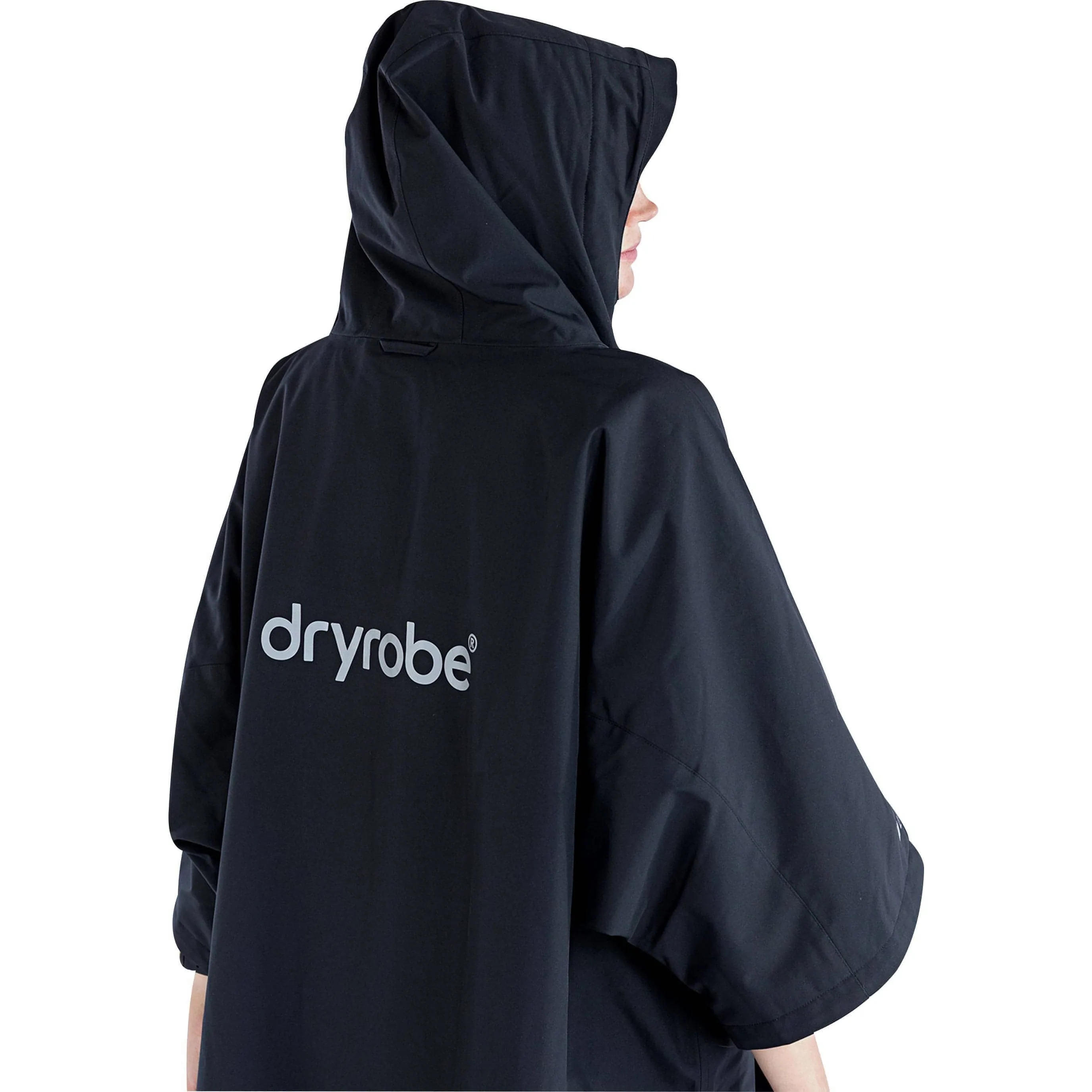 Dryrobe Lite Short Sleeve Changing Robe - Black