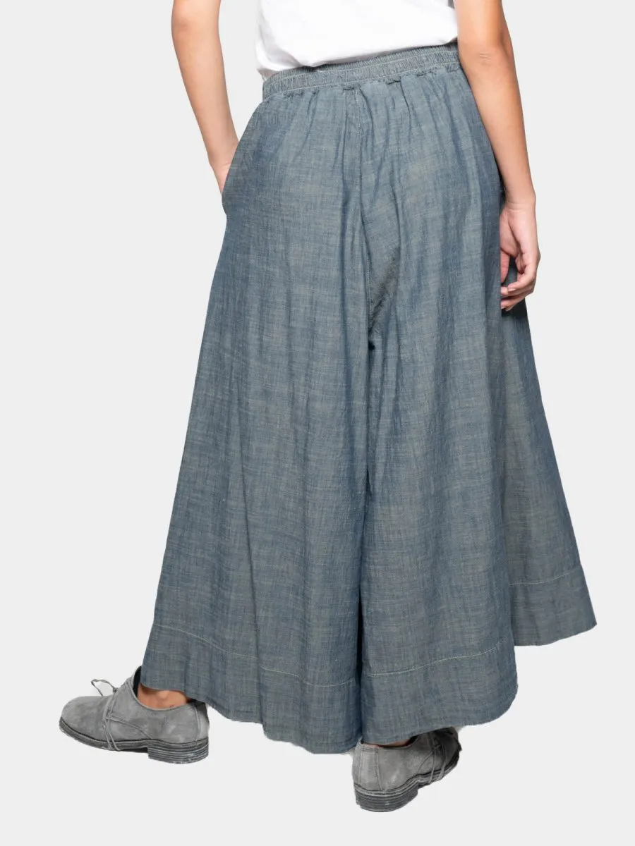 Elastic Tie Waist Culotte