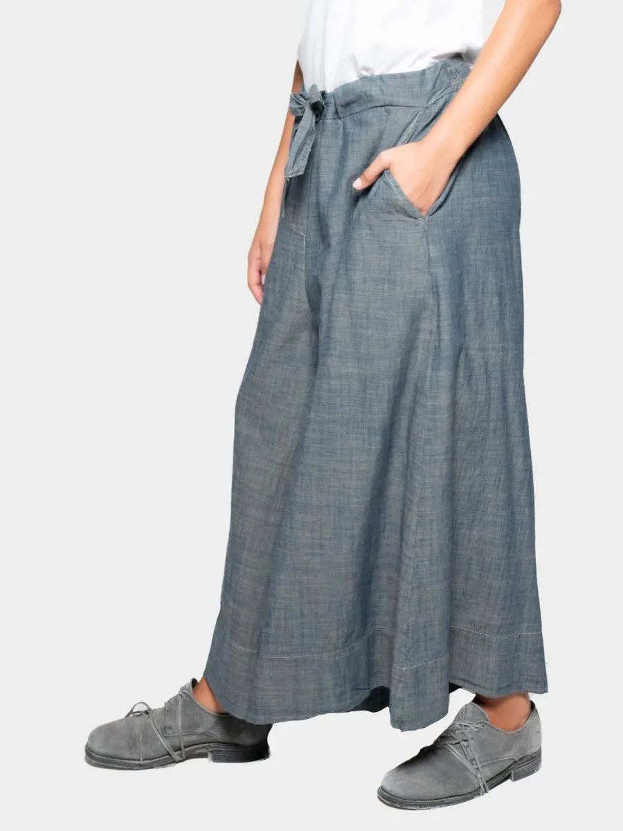 Elastic Tie Waist Culotte