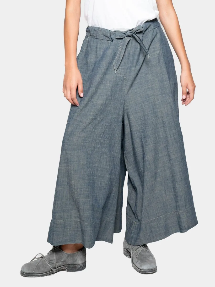 Elastic Tie Waist Culotte