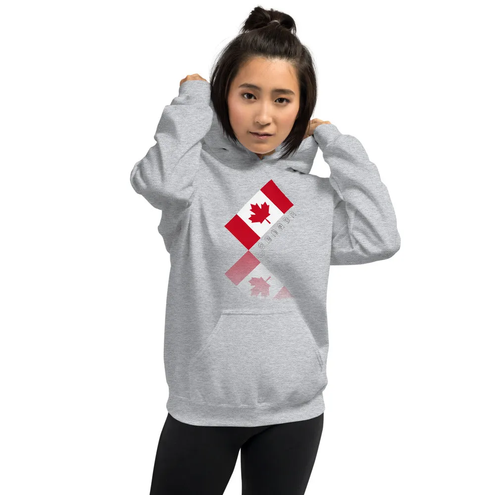 Elegant Maple Leaf Canada Unisex Heavy Blend Hooded Sweatshirt