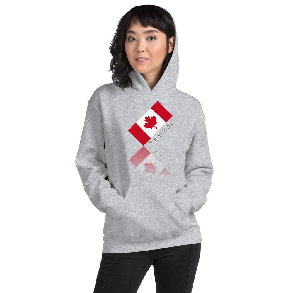 Elegant Maple Leaf Canada Unisex Heavy Blend Hooded Sweatshirt