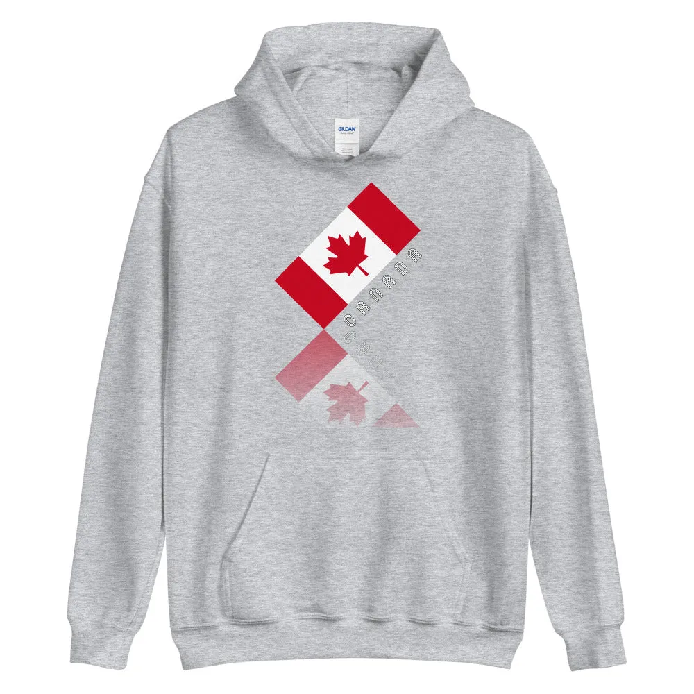 Elegant Maple Leaf Canada Unisex Heavy Blend Hooded Sweatshirt