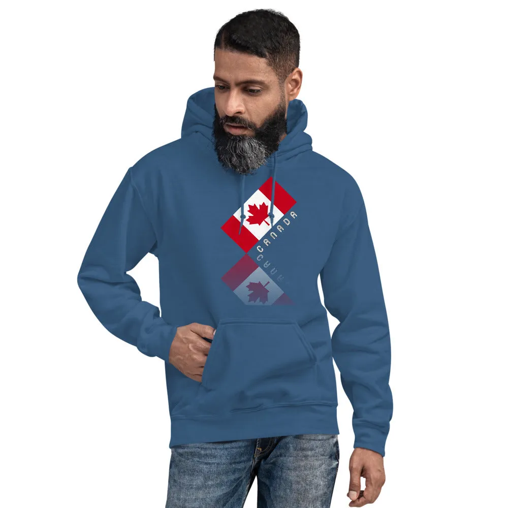 Elegant Maple Leaf Canada Unisex Heavy Blend Hooded Sweatshirt