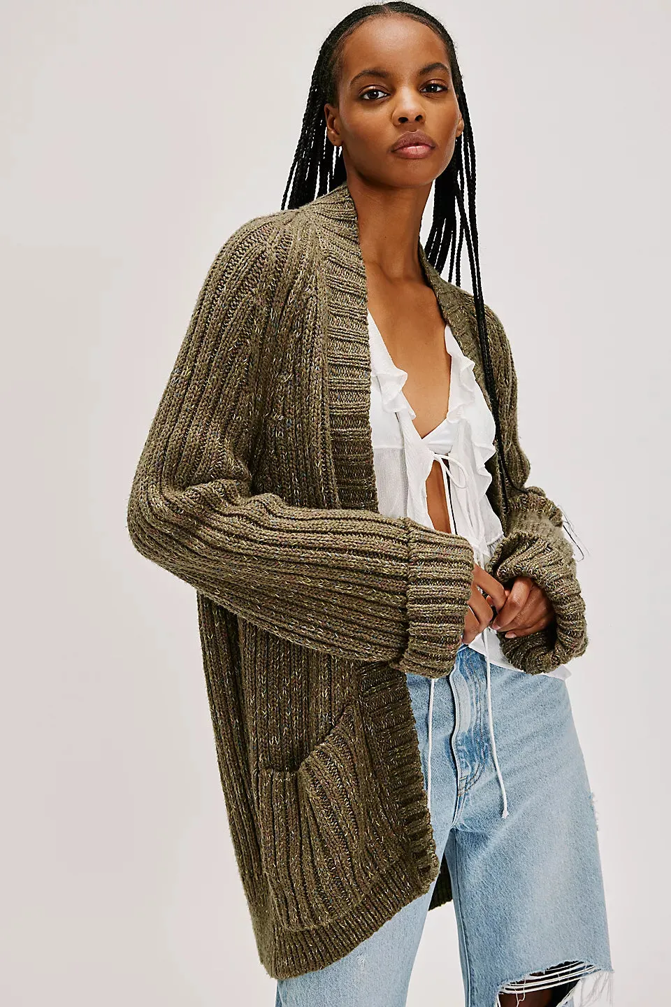 Free People Blossom Cardi - IVY EARTH COMBO