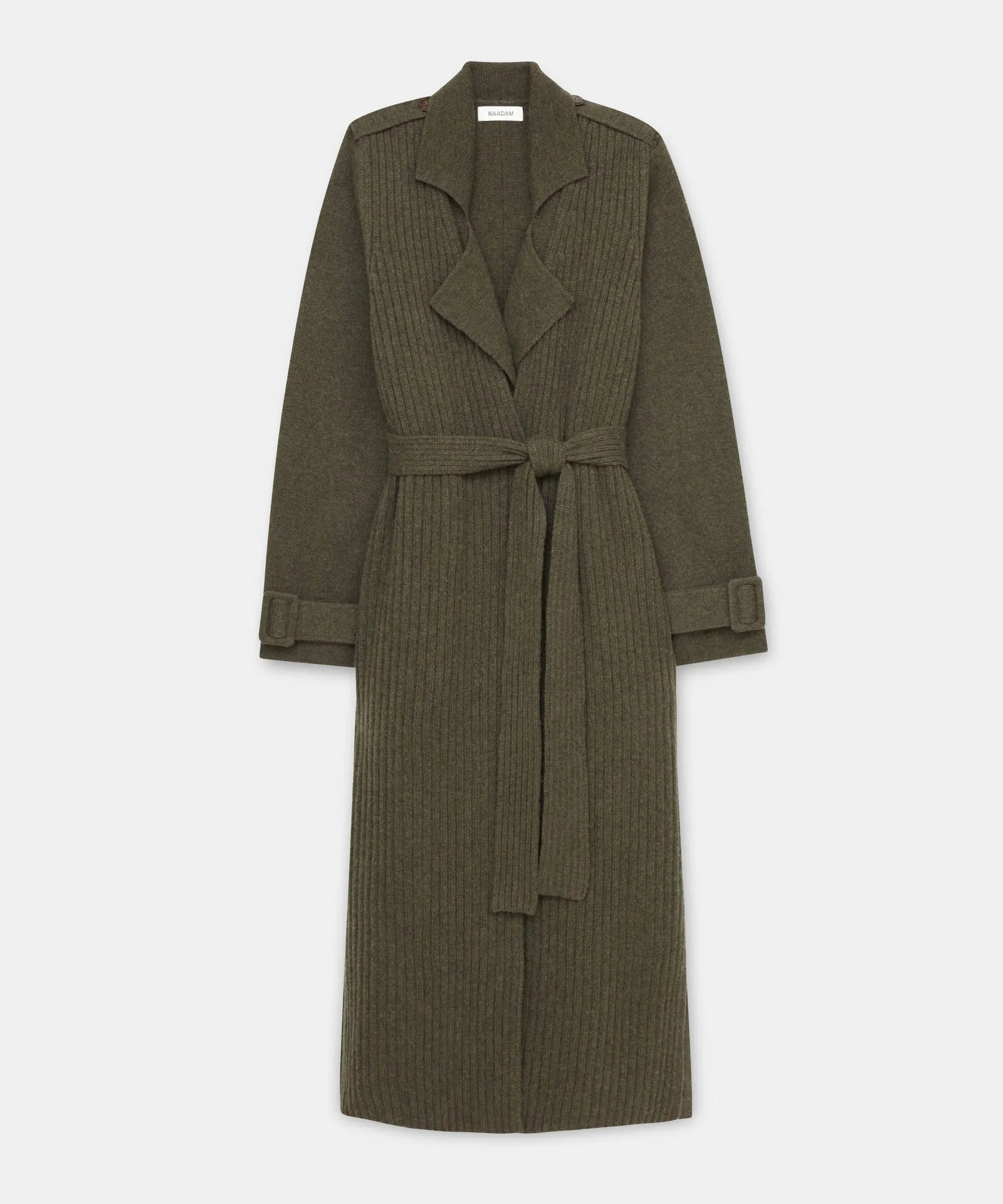 Full Length Two Piece Knit Coat