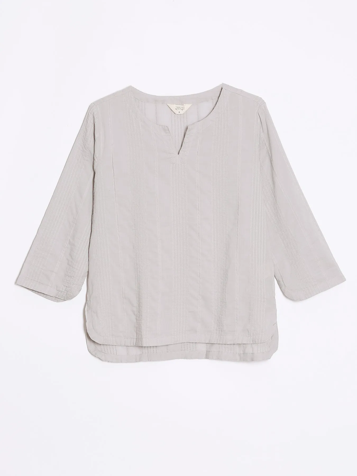 Grey Everyday Cotton Top