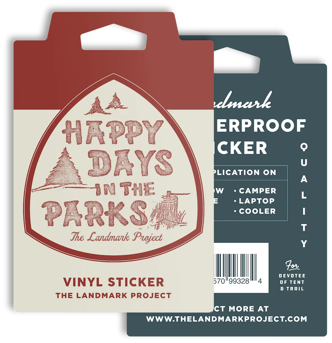 Happy Days in the Park Sticker