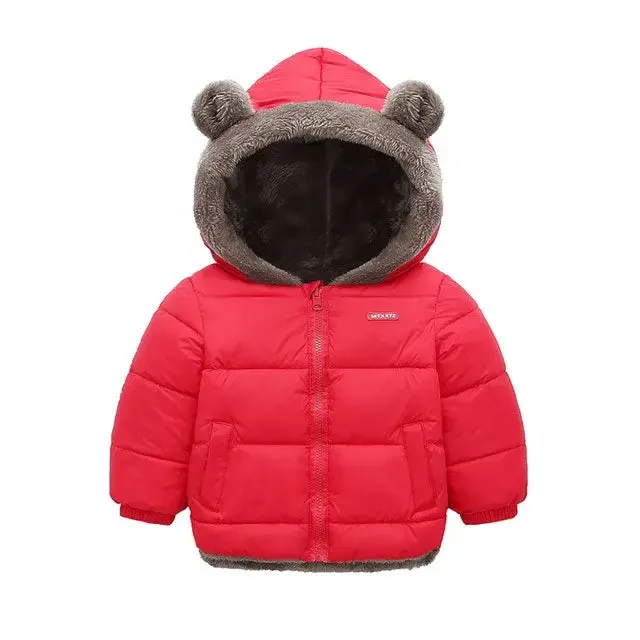 Kids' Cozy Fleece Winter Coat