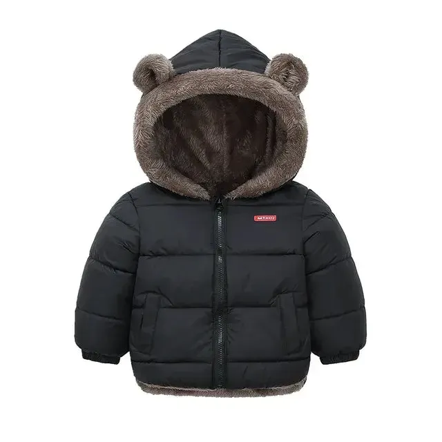 Kids' Cozy Fleece Winter Coat