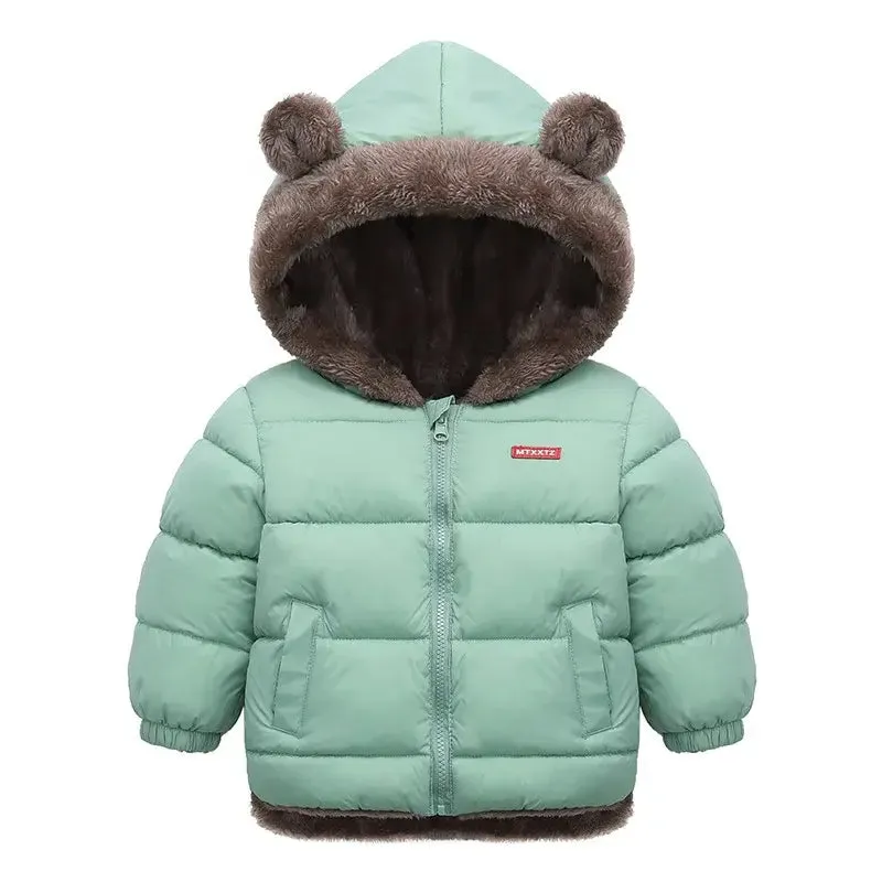 Kids' Cozy Fleece Winter Coat