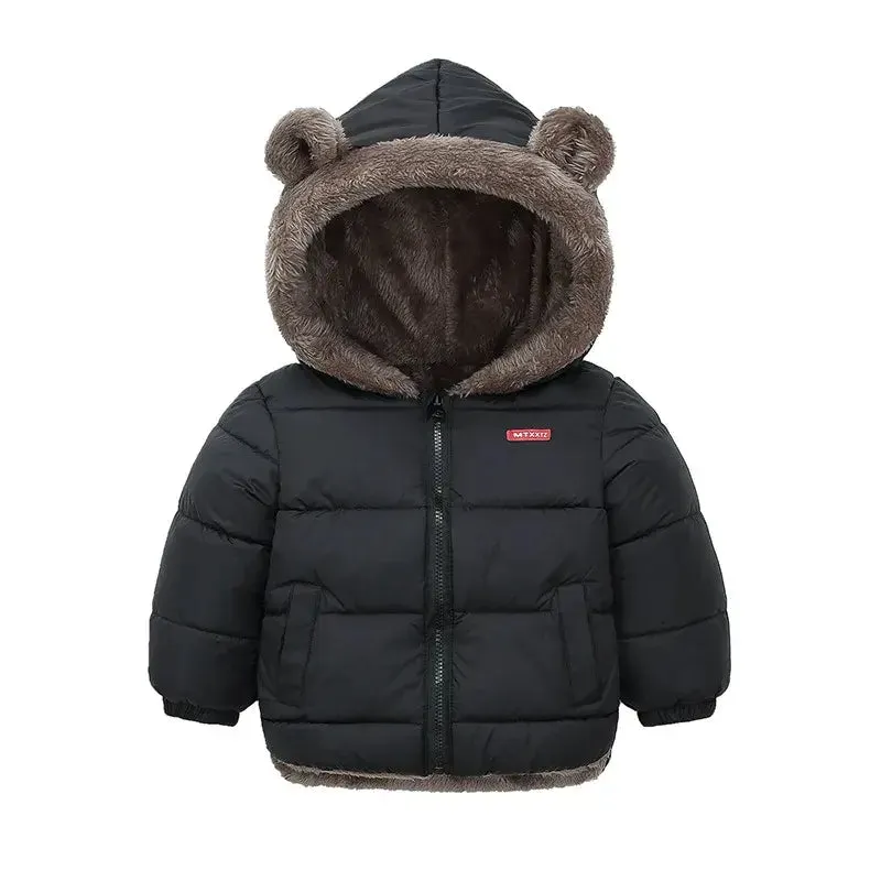 Kids' Cozy Fleece Winter Coat