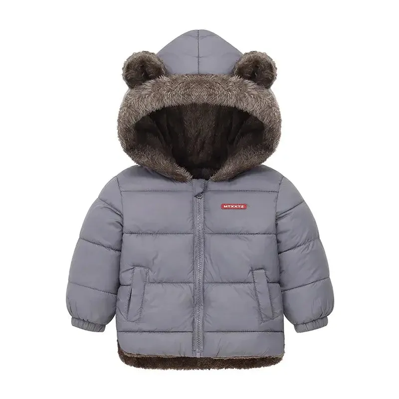 Kids' Cozy Fleece Winter Coat