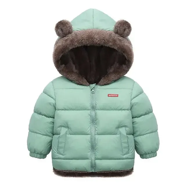 Kids' Cozy Fleece Winter Coat