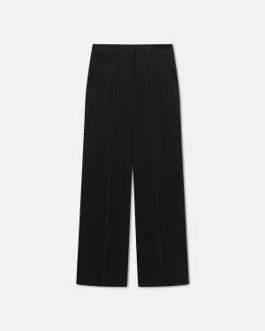 Lanai - Tailored Tech-Satin Pants - Black