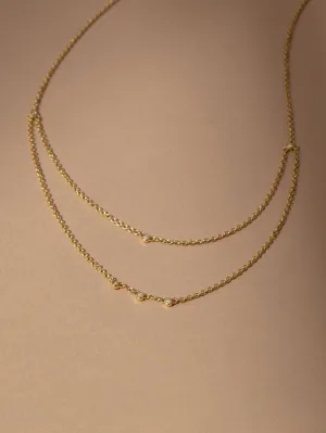 Layered Chain Vermeil Necklace