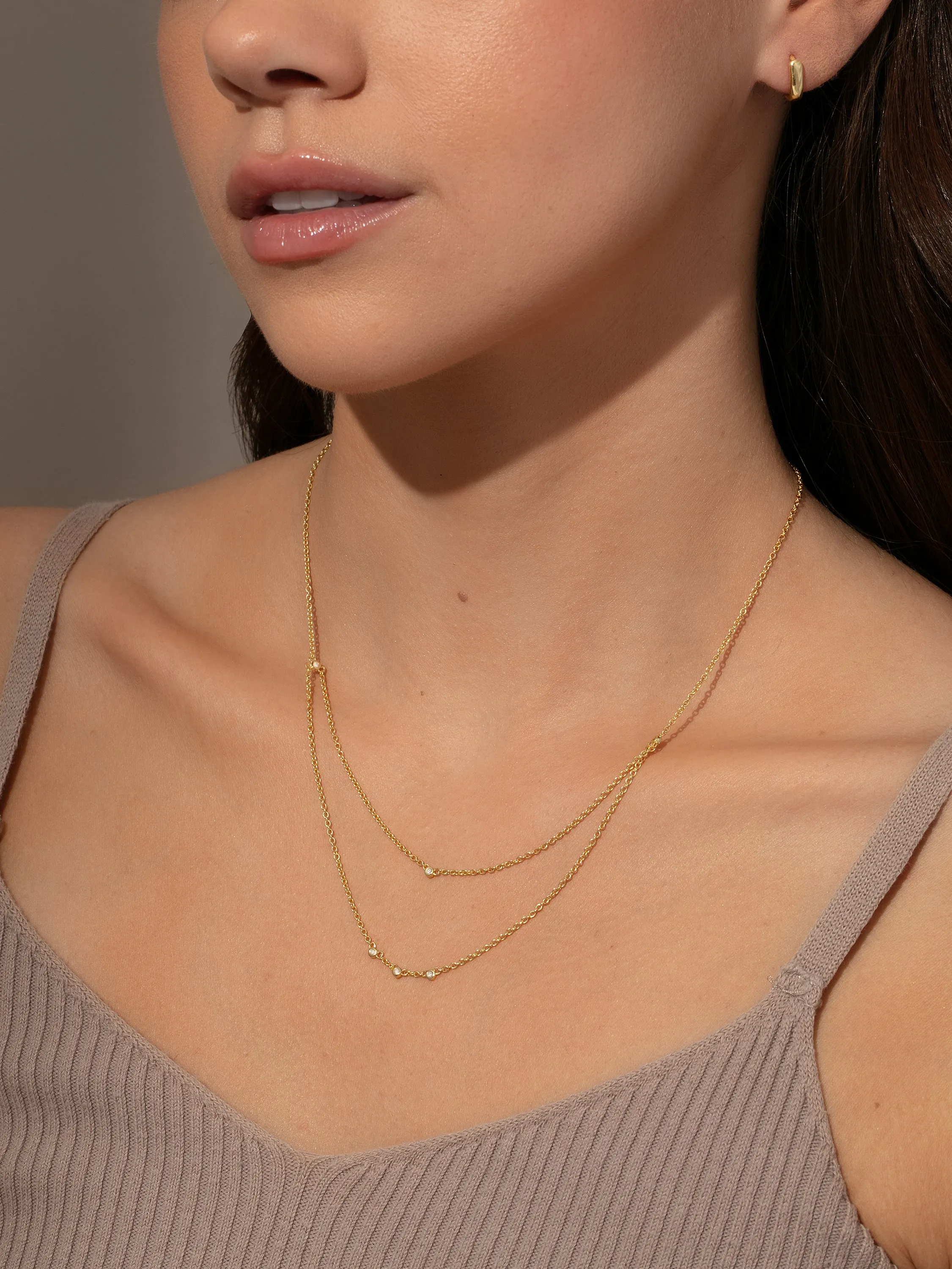 Layered Chain Vermeil Necklace