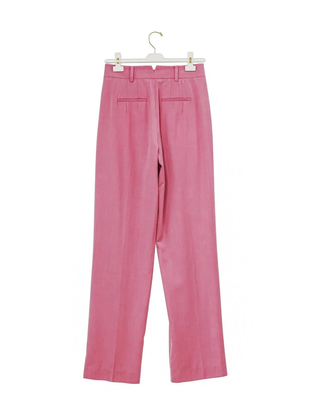 MAXI LENGTH WIDE PIN TUCK TROUSERS