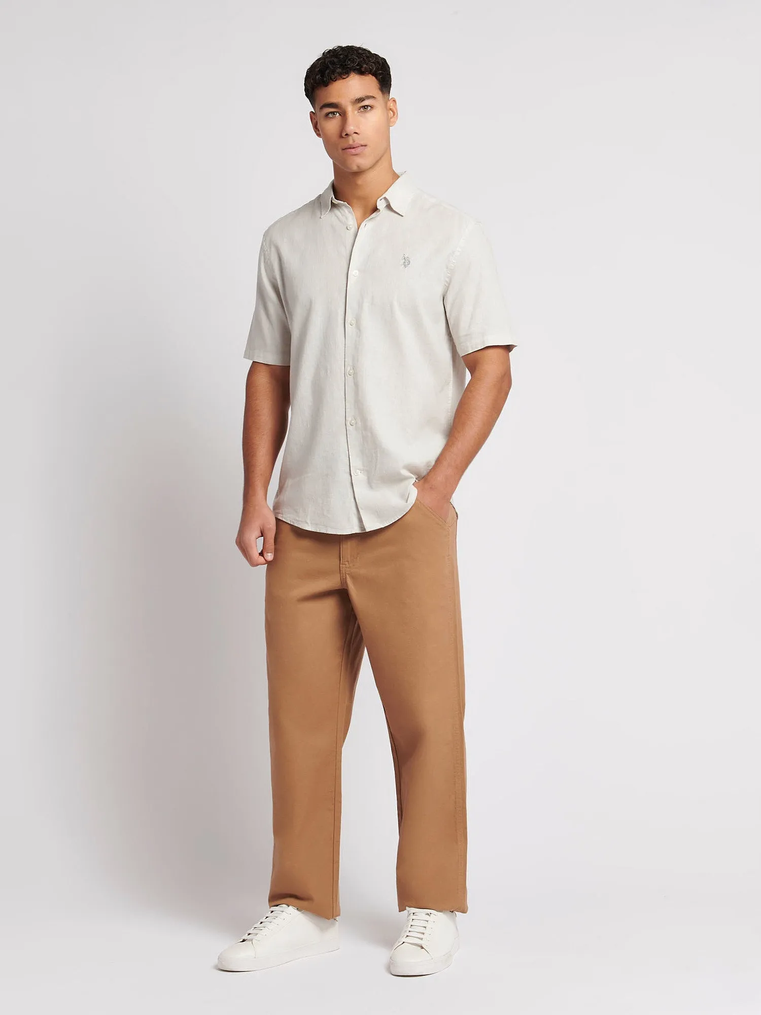 Mens Worker Trousers in Tigers Eye