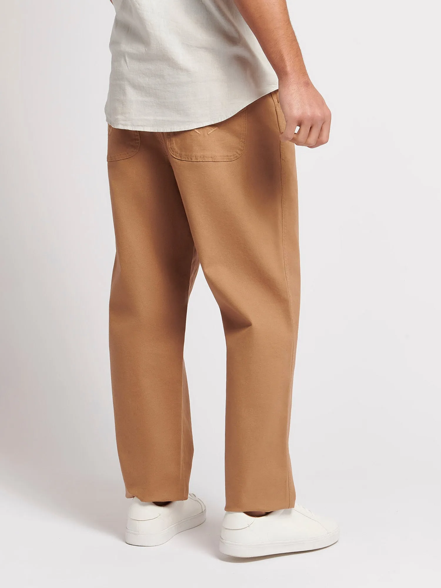 Mens Worker Trousers in Tigers Eye