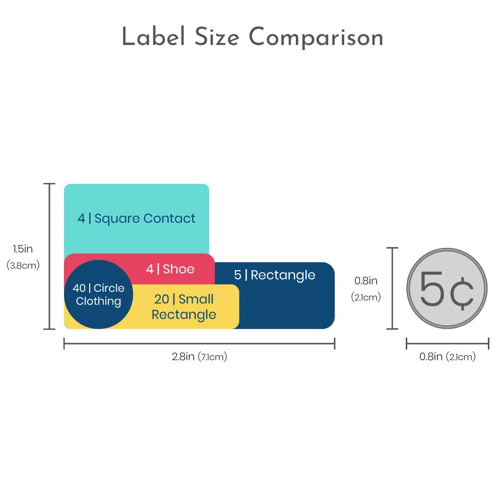 Neutral Color Camp Labels Pack