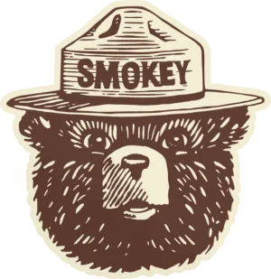 Smokey Logo Sticker