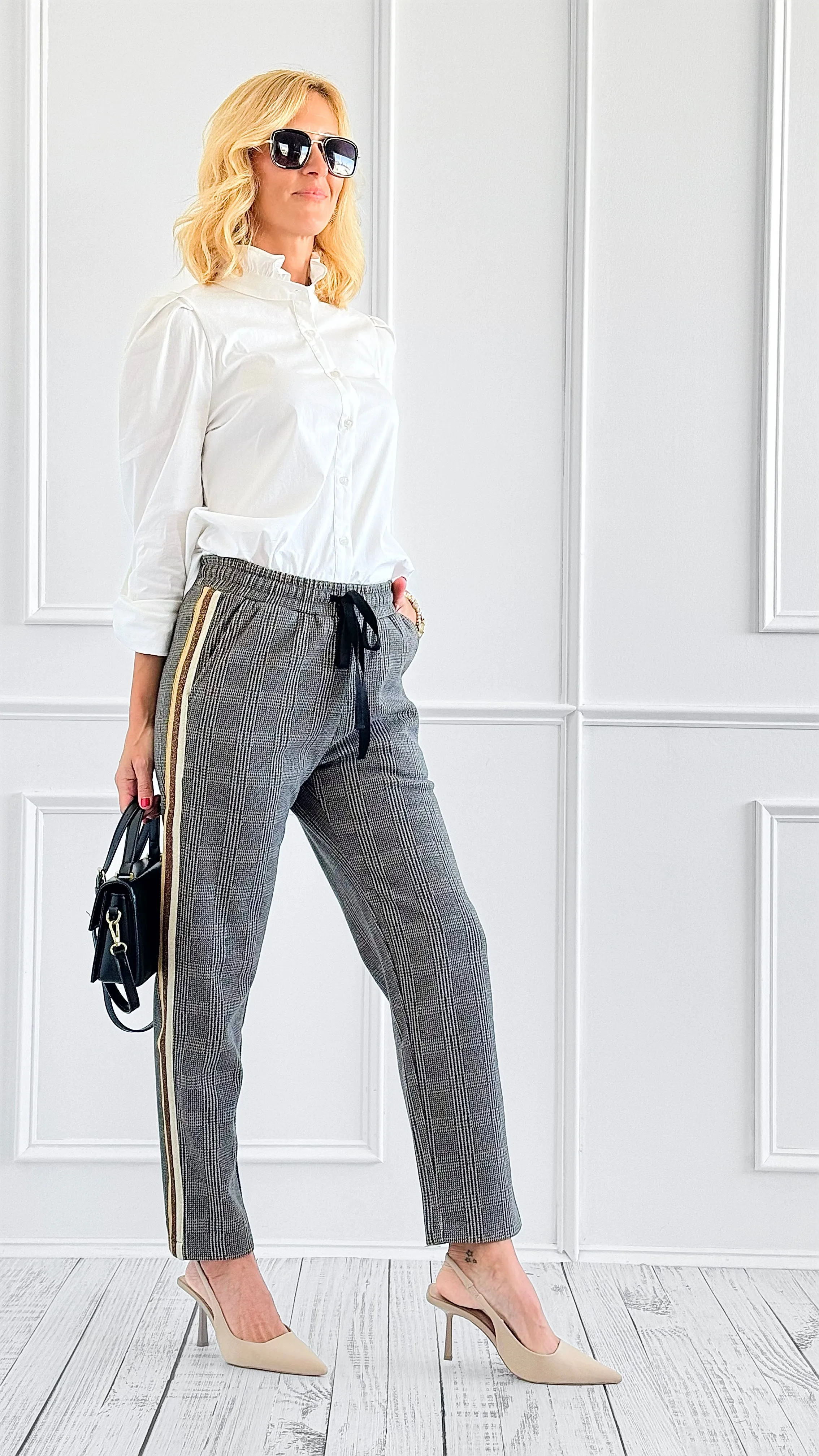 Tailored Check Pants