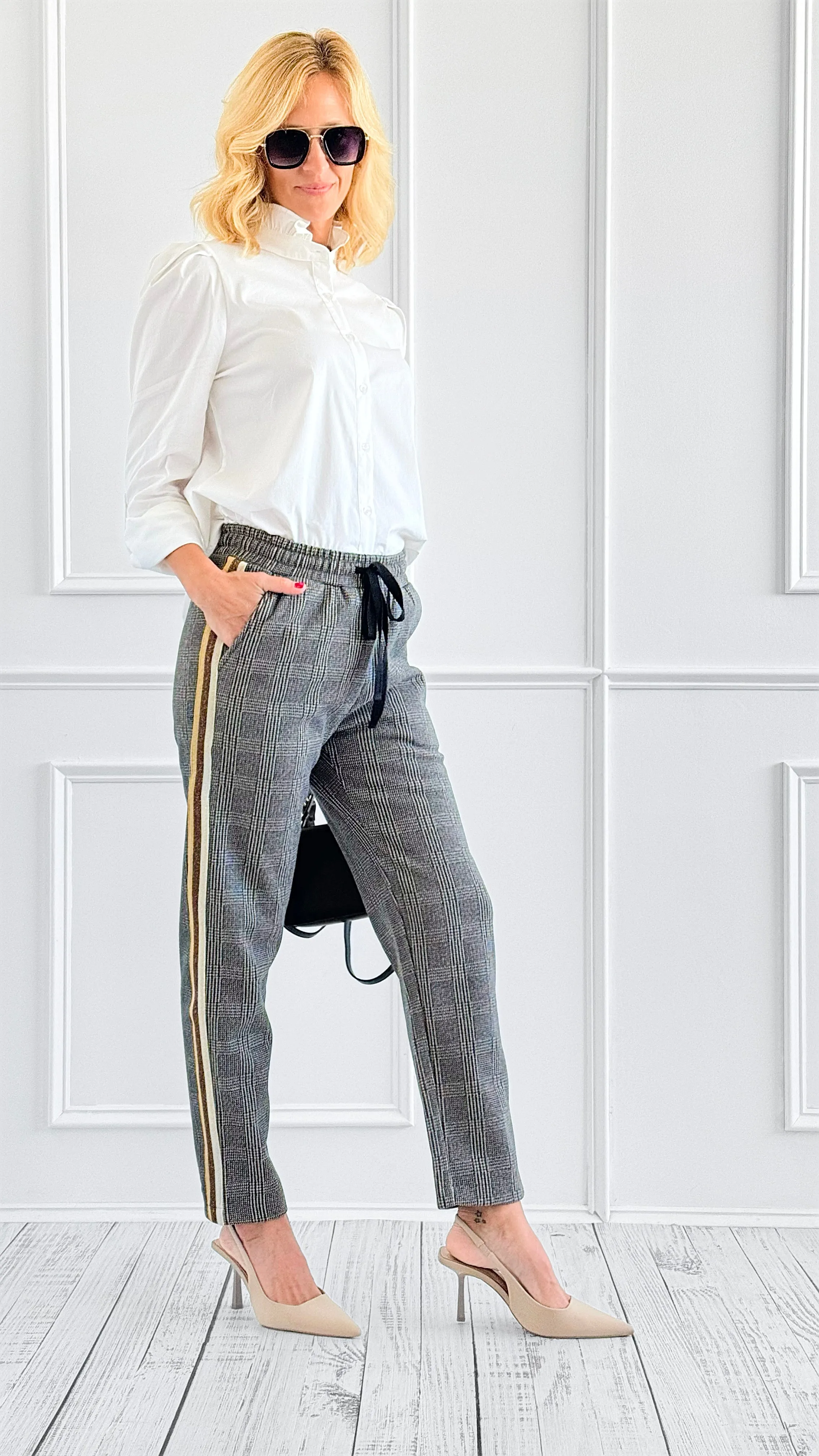 Tailored Check Pants