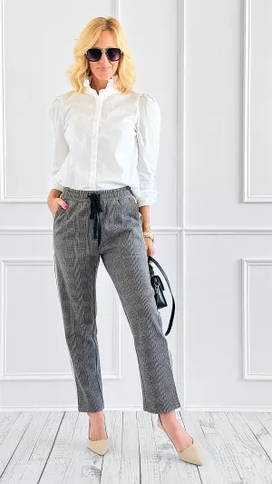 Tailored Check Pants