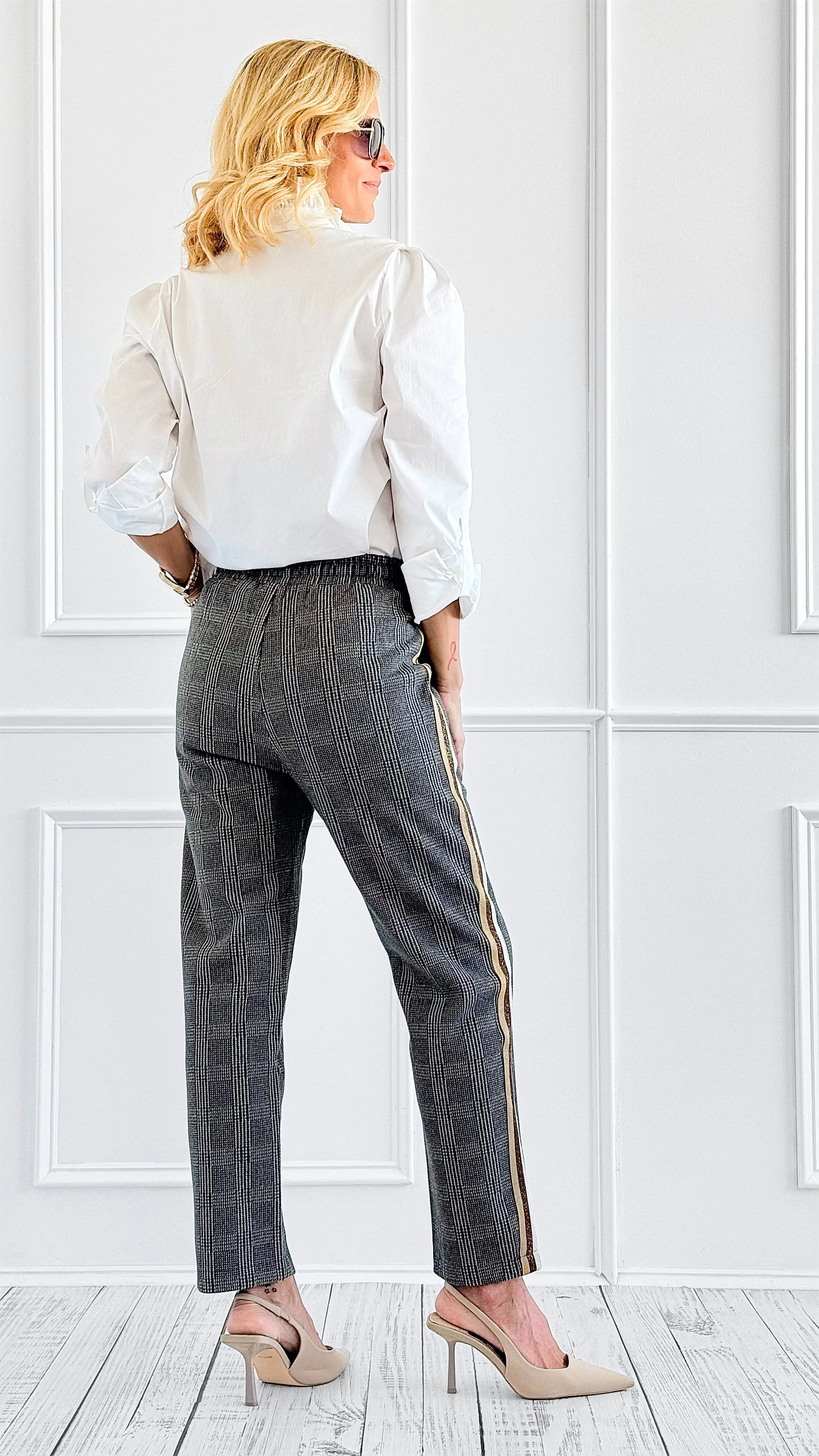 Tailored Check Pants