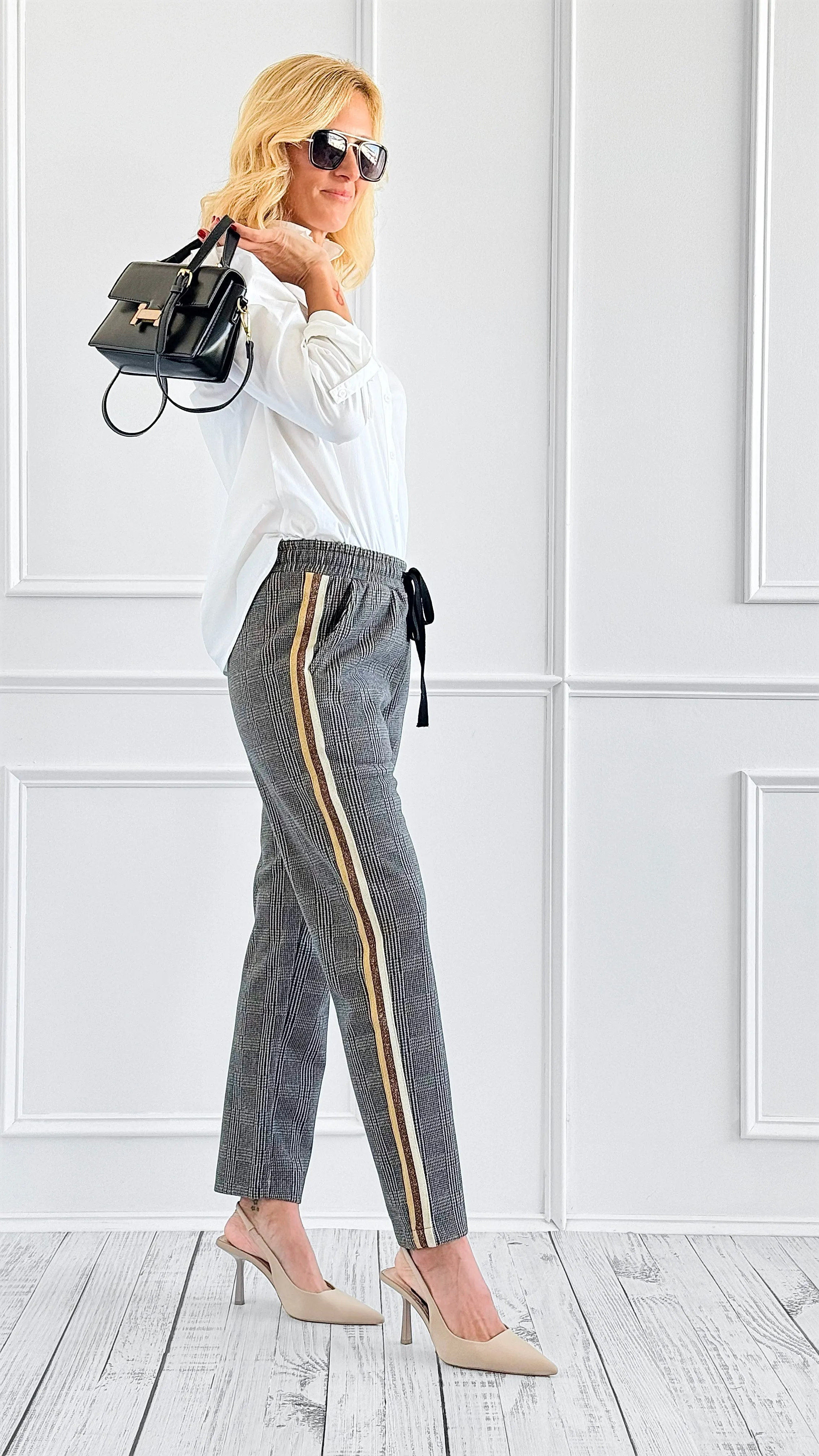 Tailored Check Pants