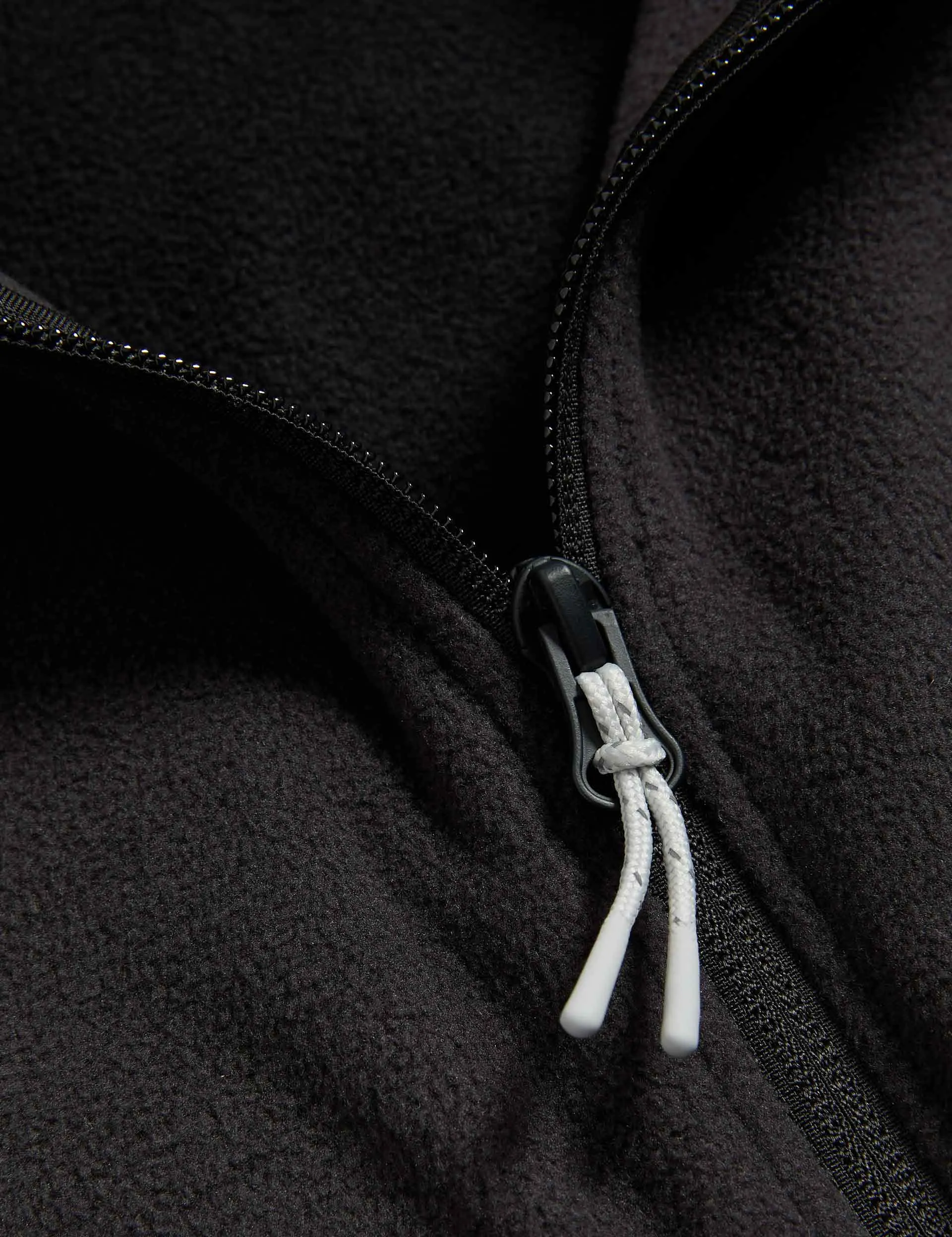 Thermal Half Zip Colour Block Fleece - Carbon