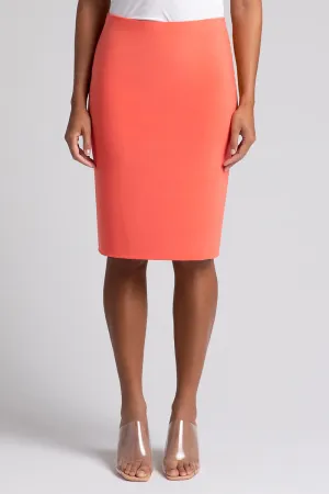 Tube Skirt Midi | Coral