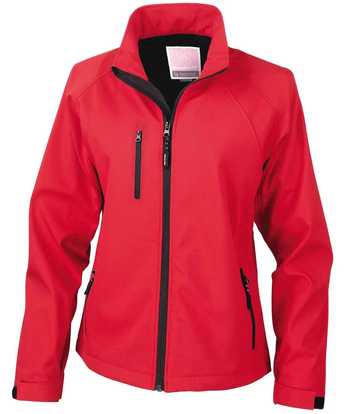 Womens baselayer softshell jacket | Red