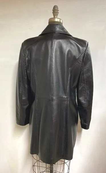 Women's Leather Jacket- Style #AB103BC