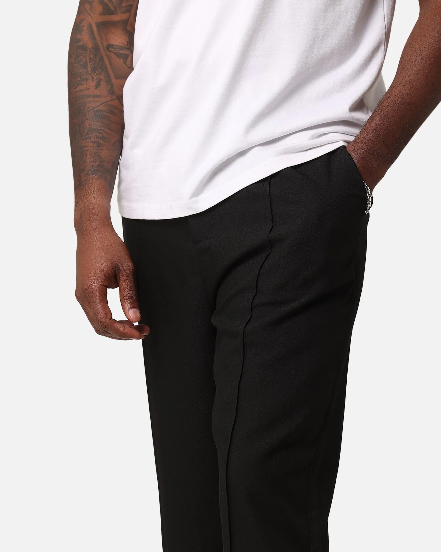 XXIII Creased Tailored Pants Black