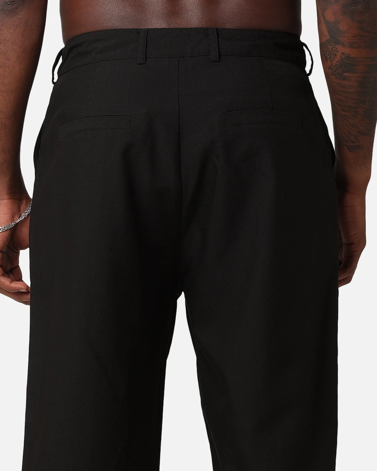 XXIII Creased Tailored Pants Black