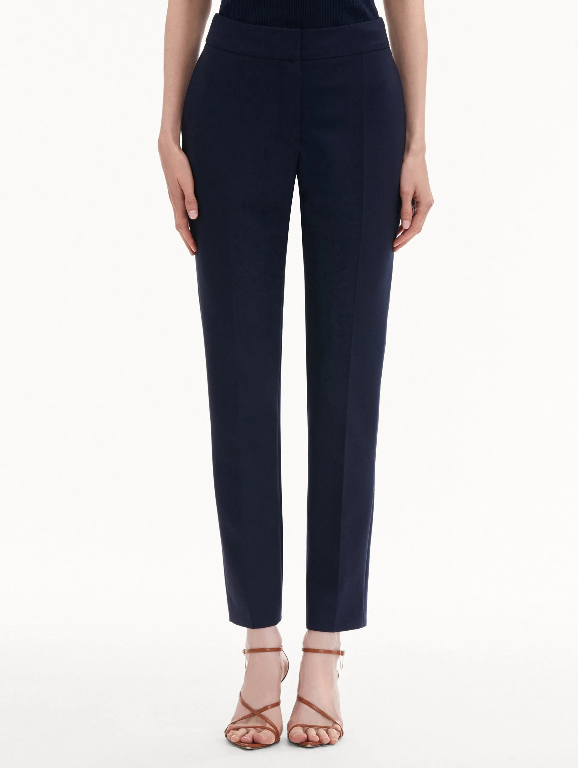 Zip-Front Skinny Pant