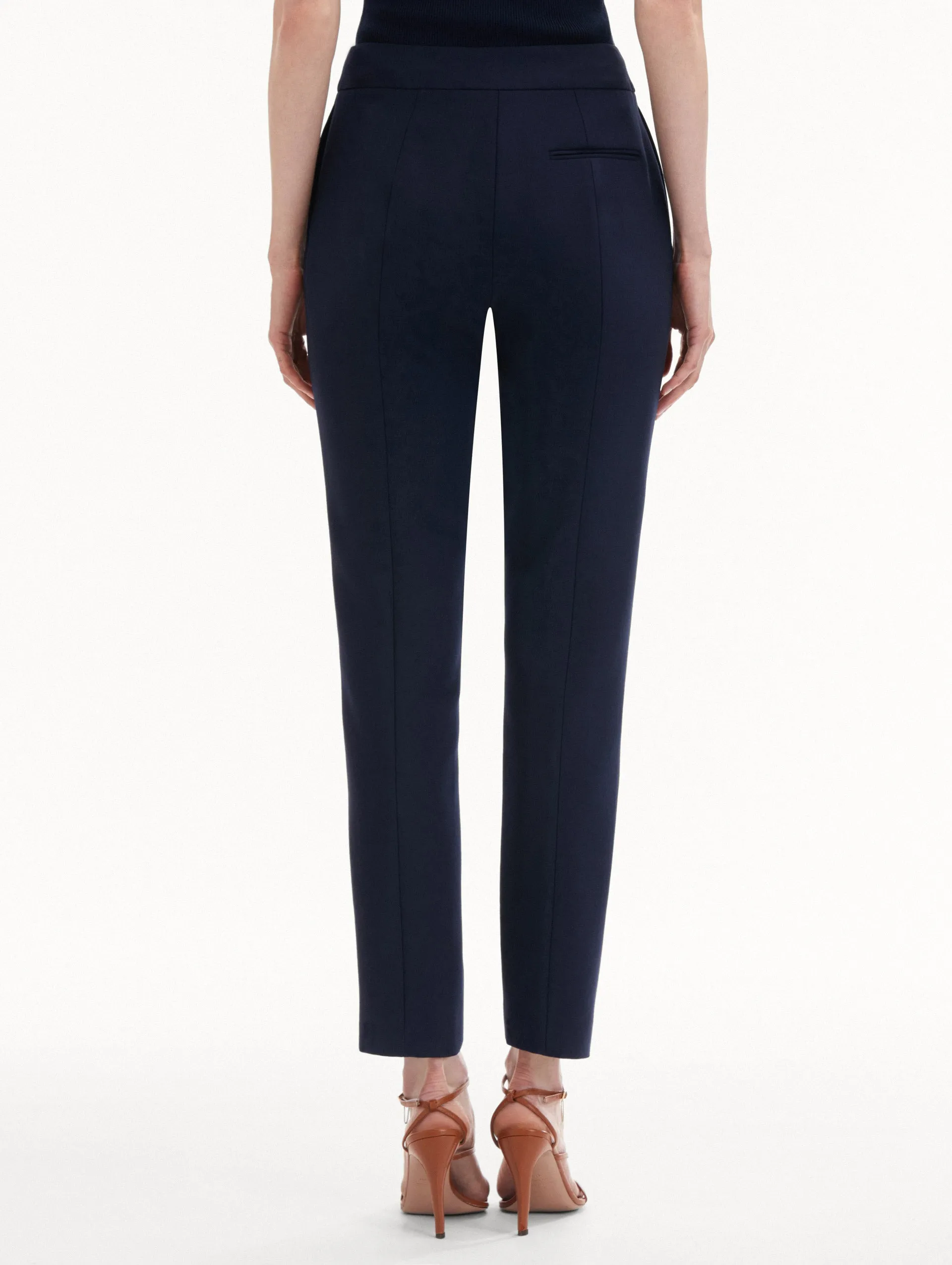 Zip-Front Skinny Pant