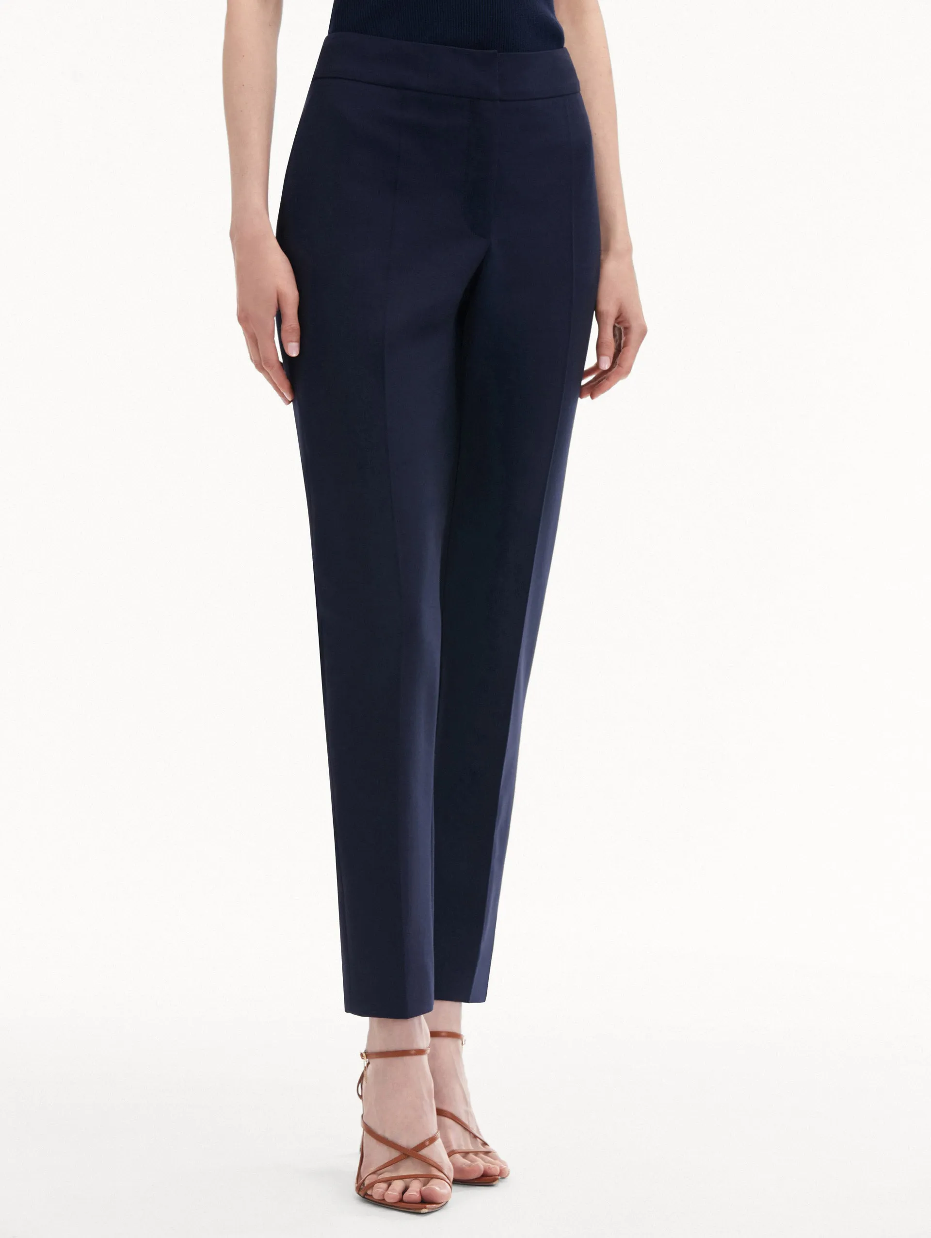 Zip-Front Skinny Pant